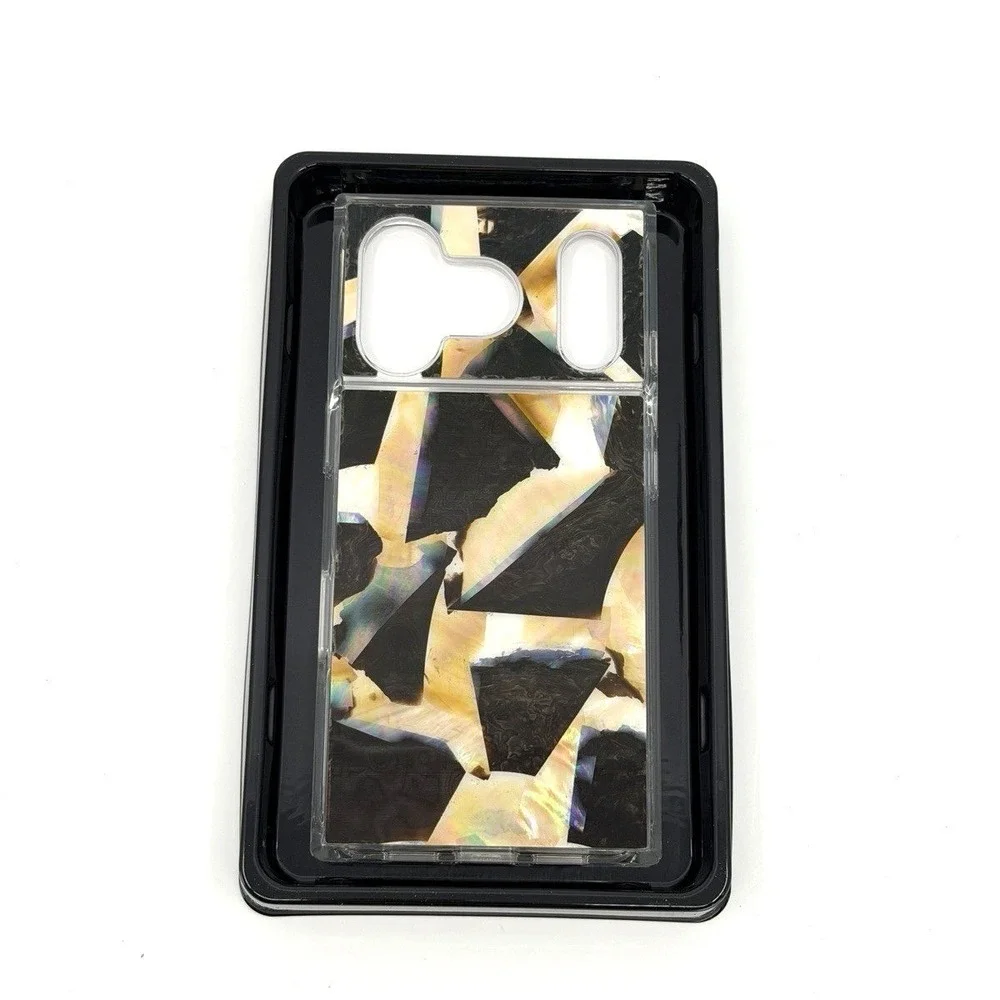 Flaunt Brown Abalone Square Case iPhone 17 Pro 6.3